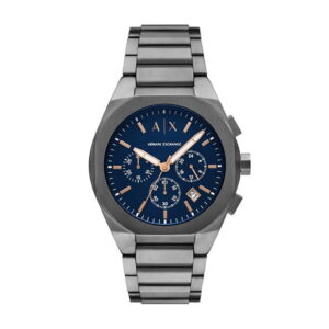 Armani Change Chronograph Watch in Stainless Metal